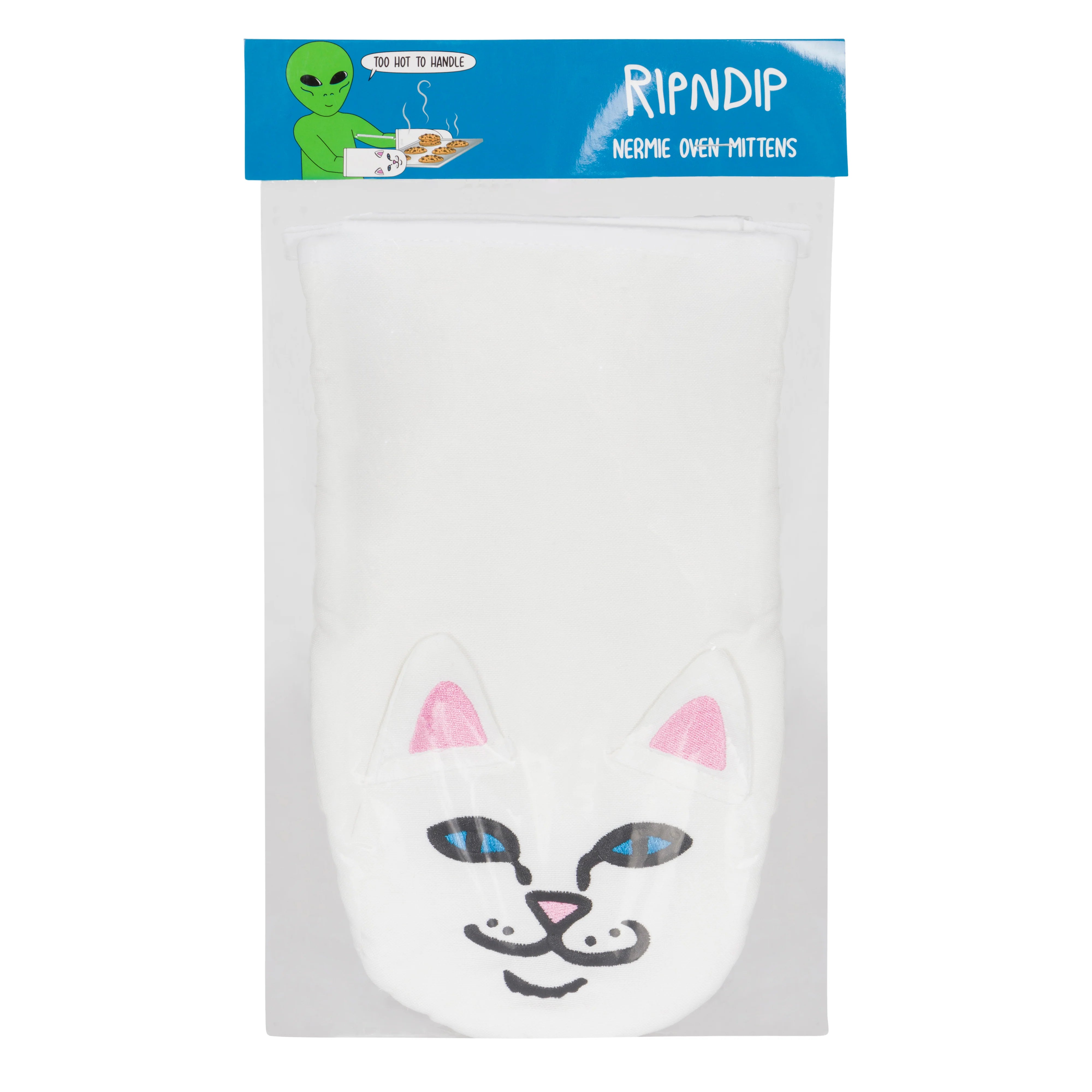 NERMIE OVEN MITTENS ( WHITE )