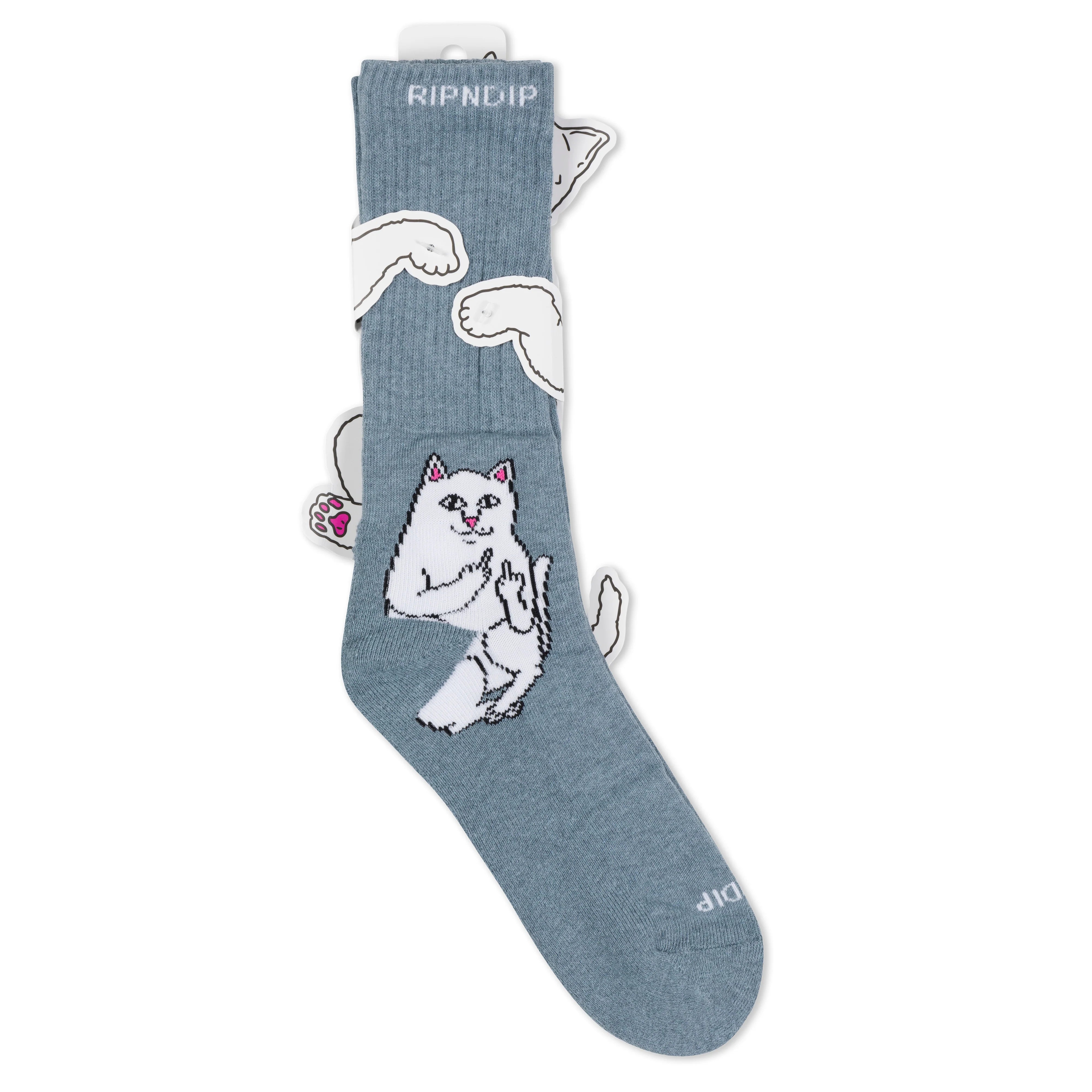 LORD NERMAL SOCKS ( CHARCOAL HEATHER )