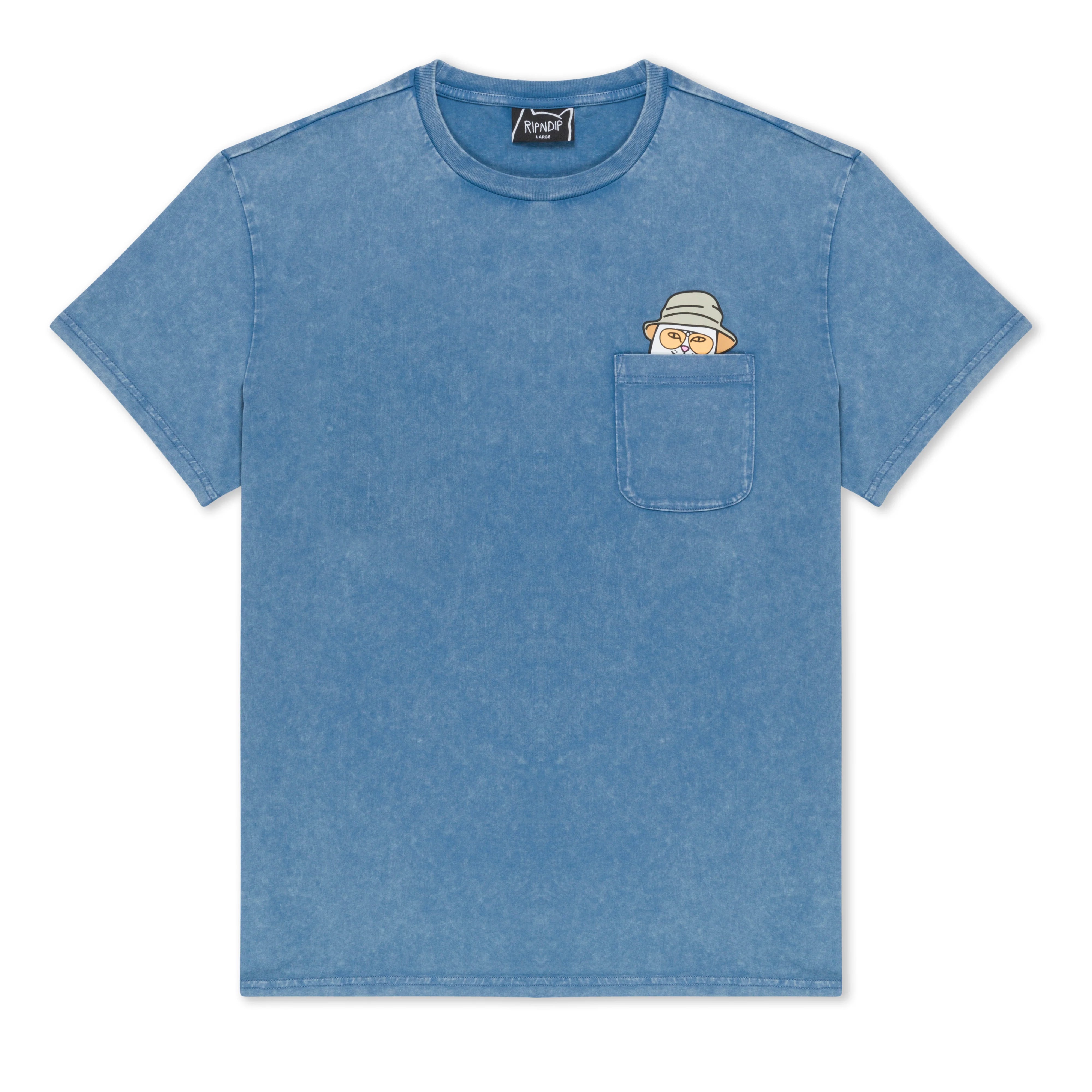 NERMAL S THOMPSON POCKET TEE ( SLATE MINERAL WASH )