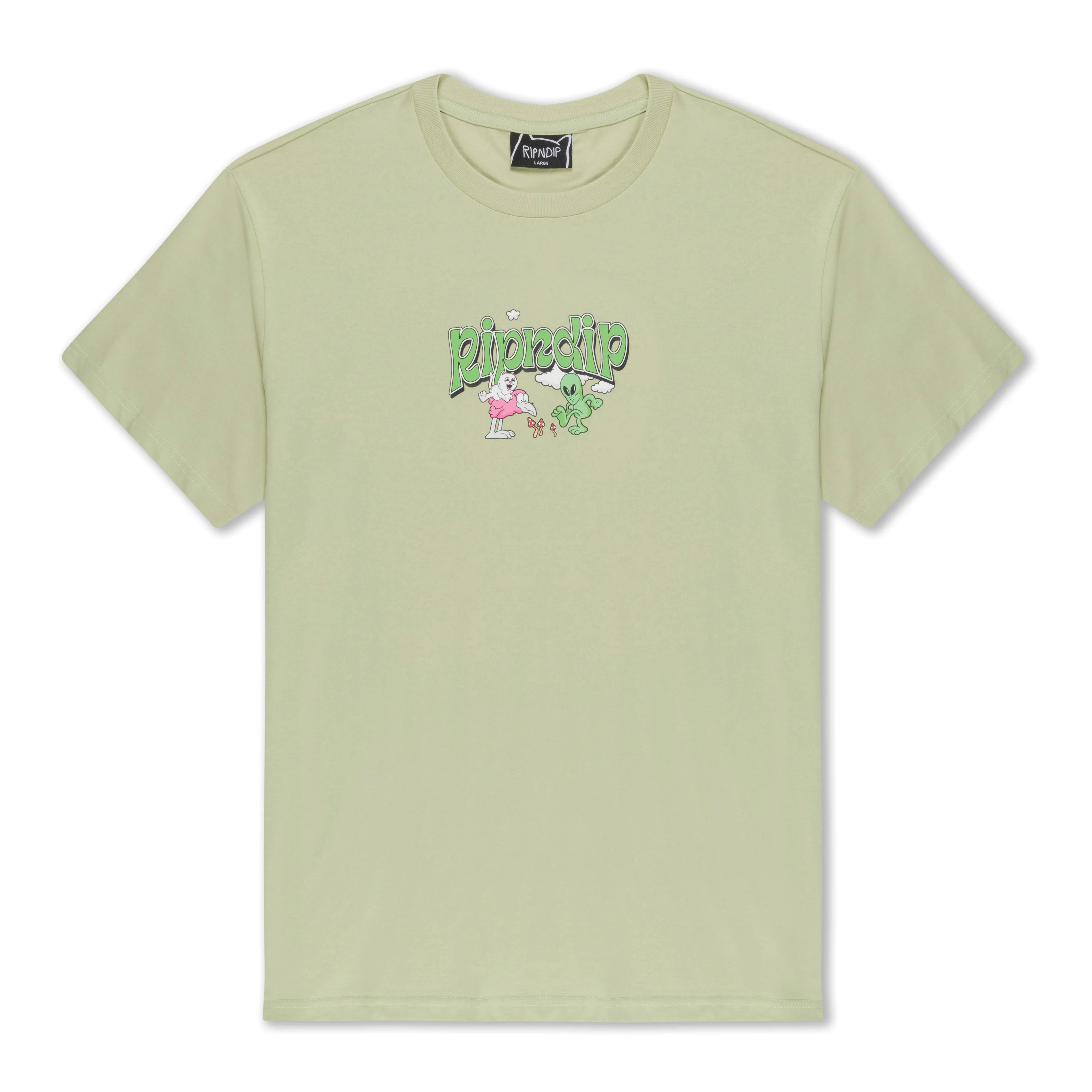 PLAYGROUND TEE ( LIGHT MOSS )
