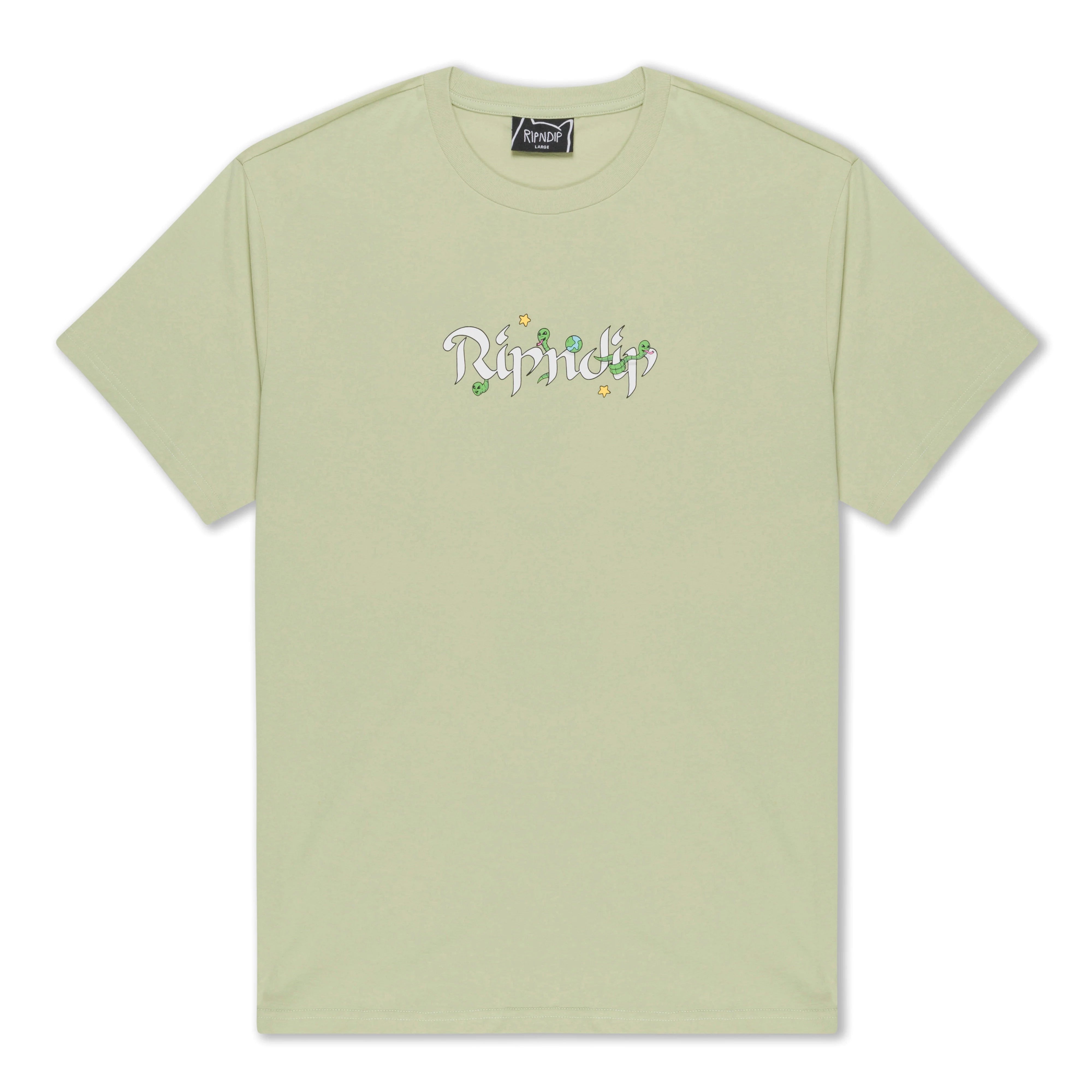 ALIEN WHISPERER TEE ( LIGHT MOSS )