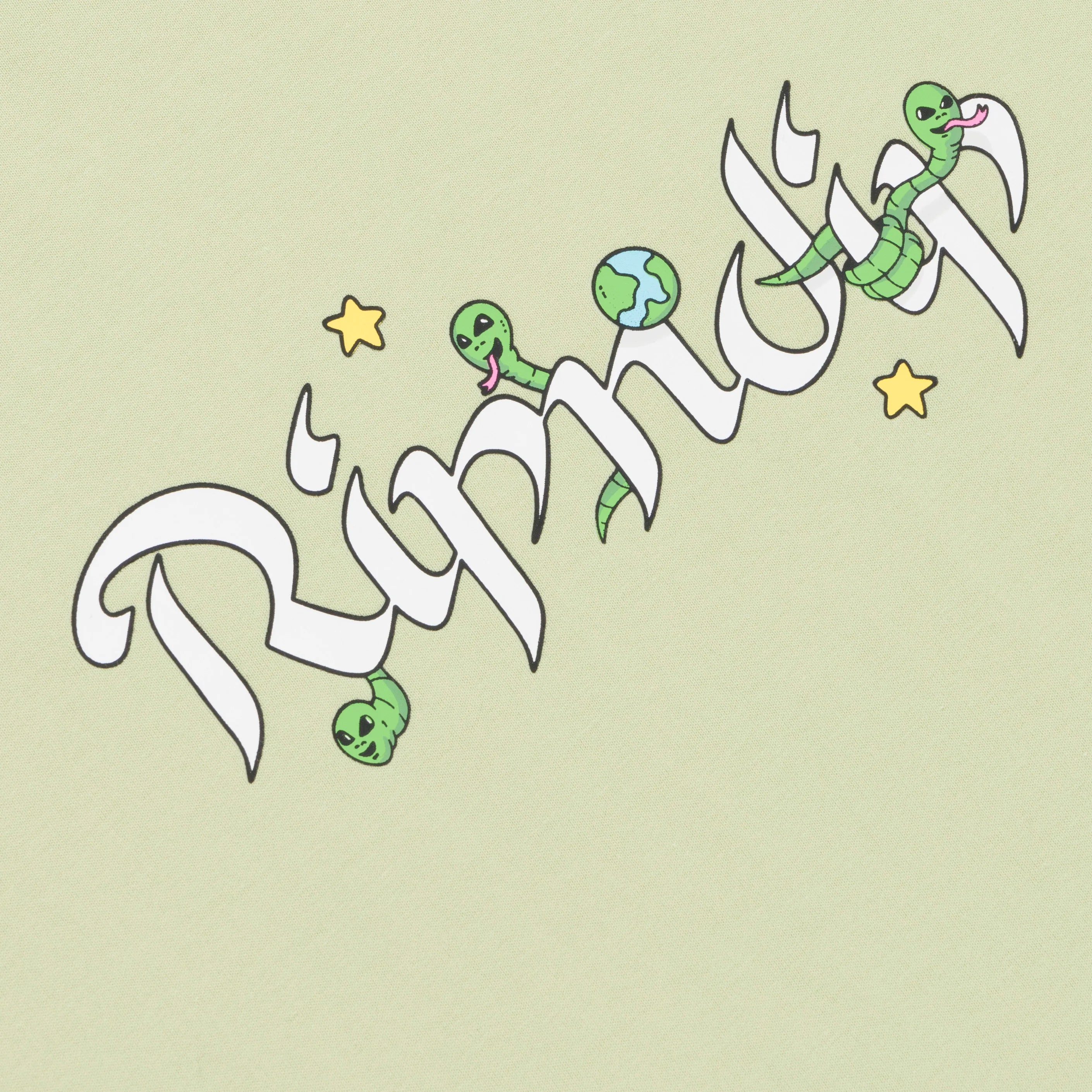 ALIEN WHISPERER TEE ( LIGHT MOSS )