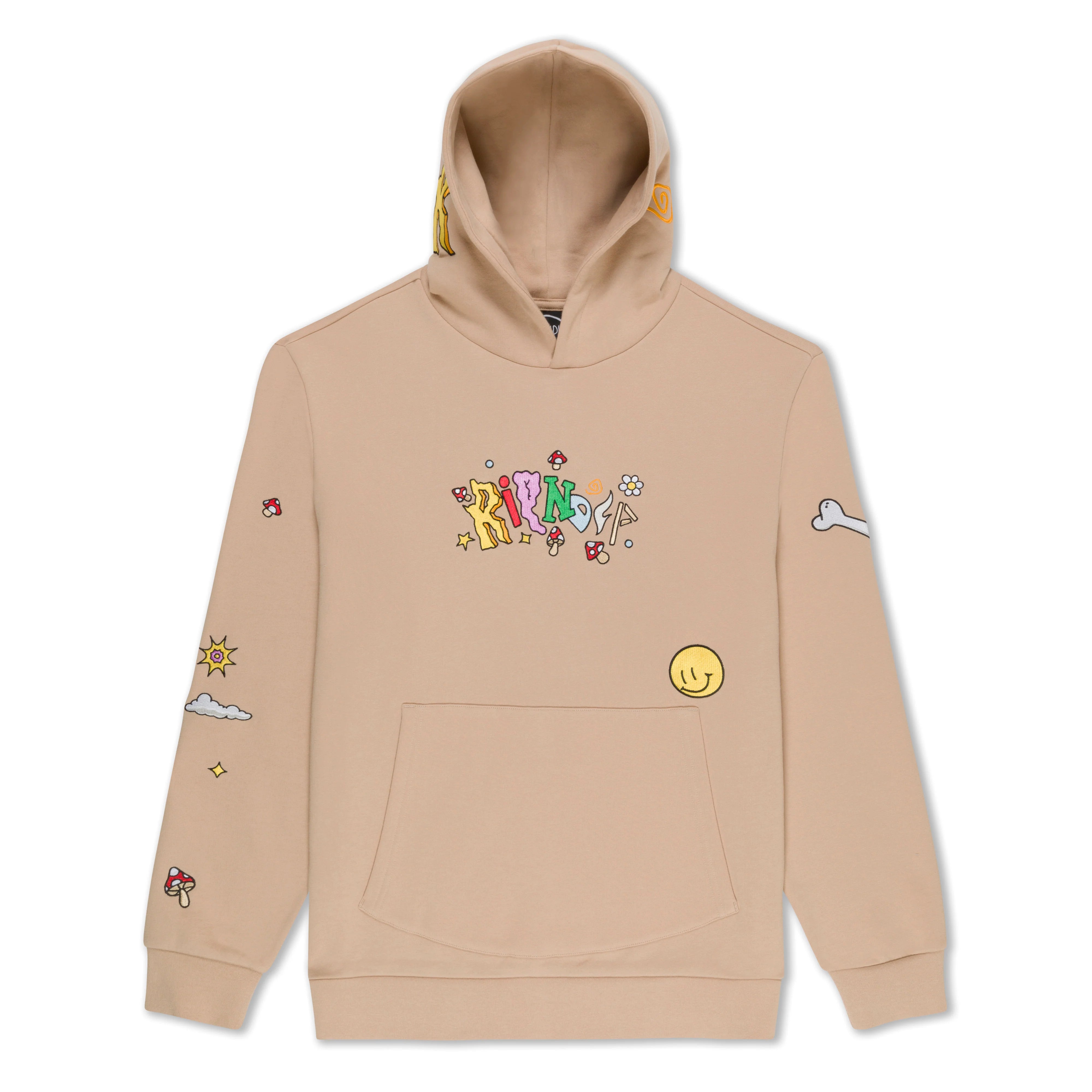 BROKEN DOWN HOODIE ( ALMOND )