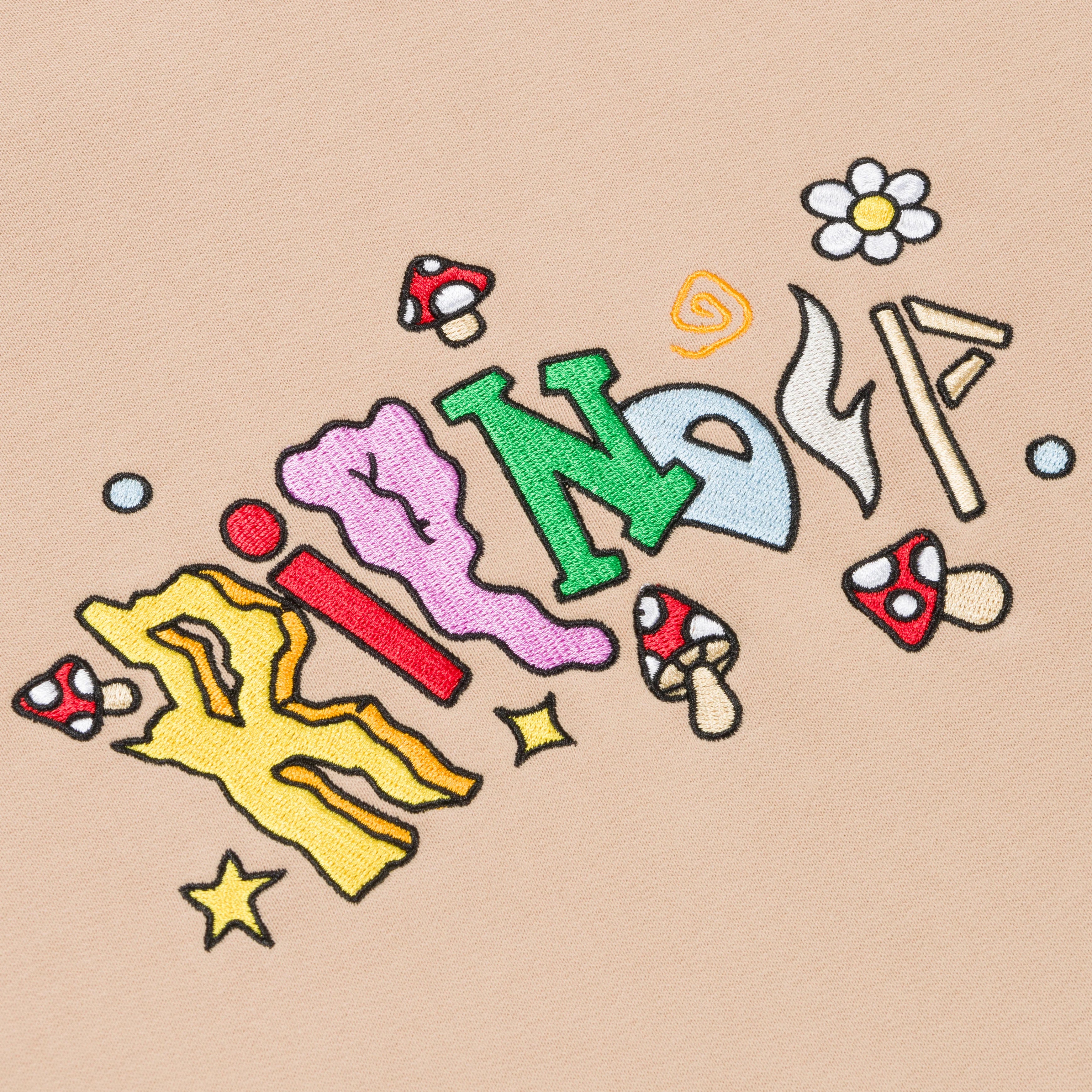 BROKEN DOWN HOODIE ( ALMOND )