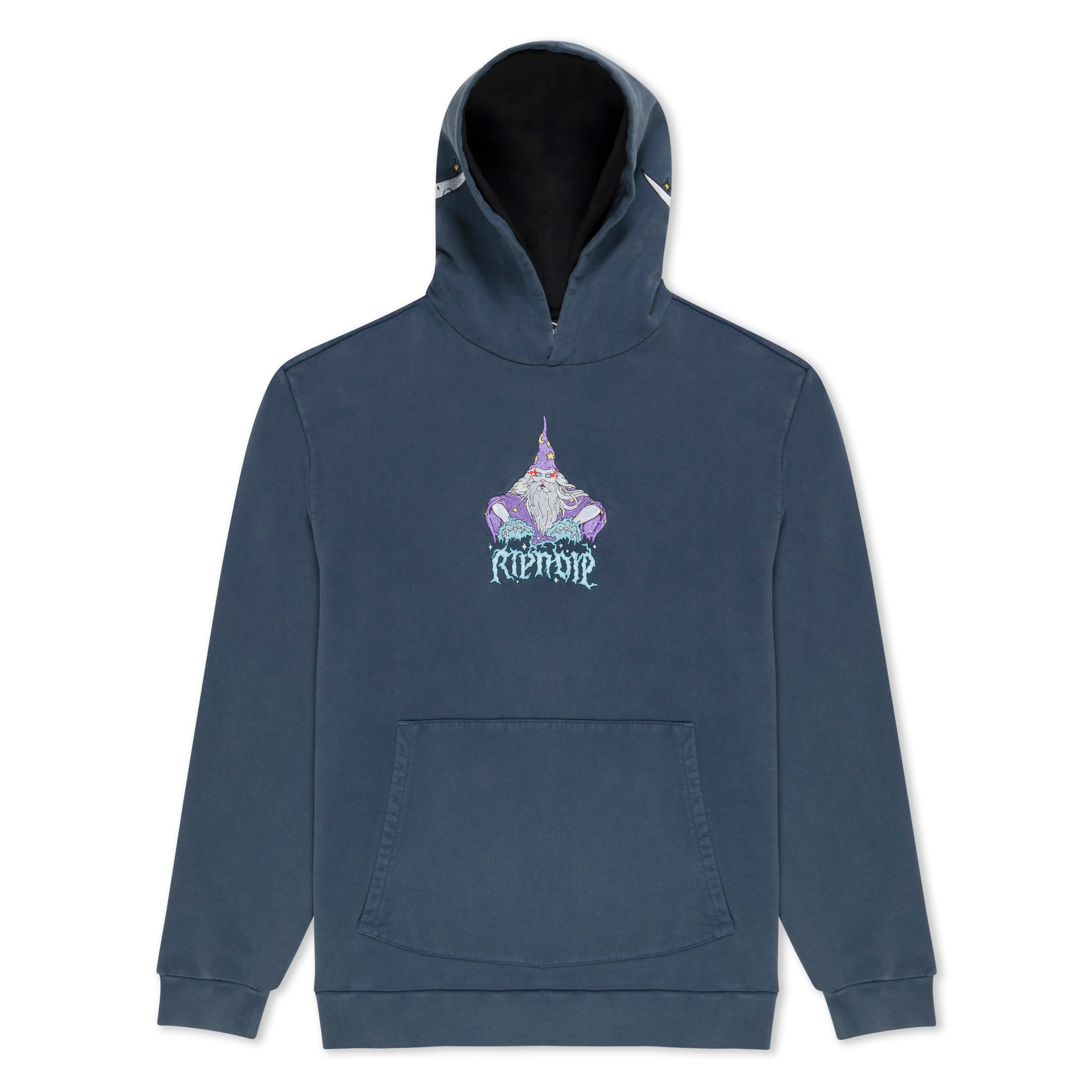 ORACLE DOUBLE HOOD HOODIE ( NAVY MINERAL WASH )