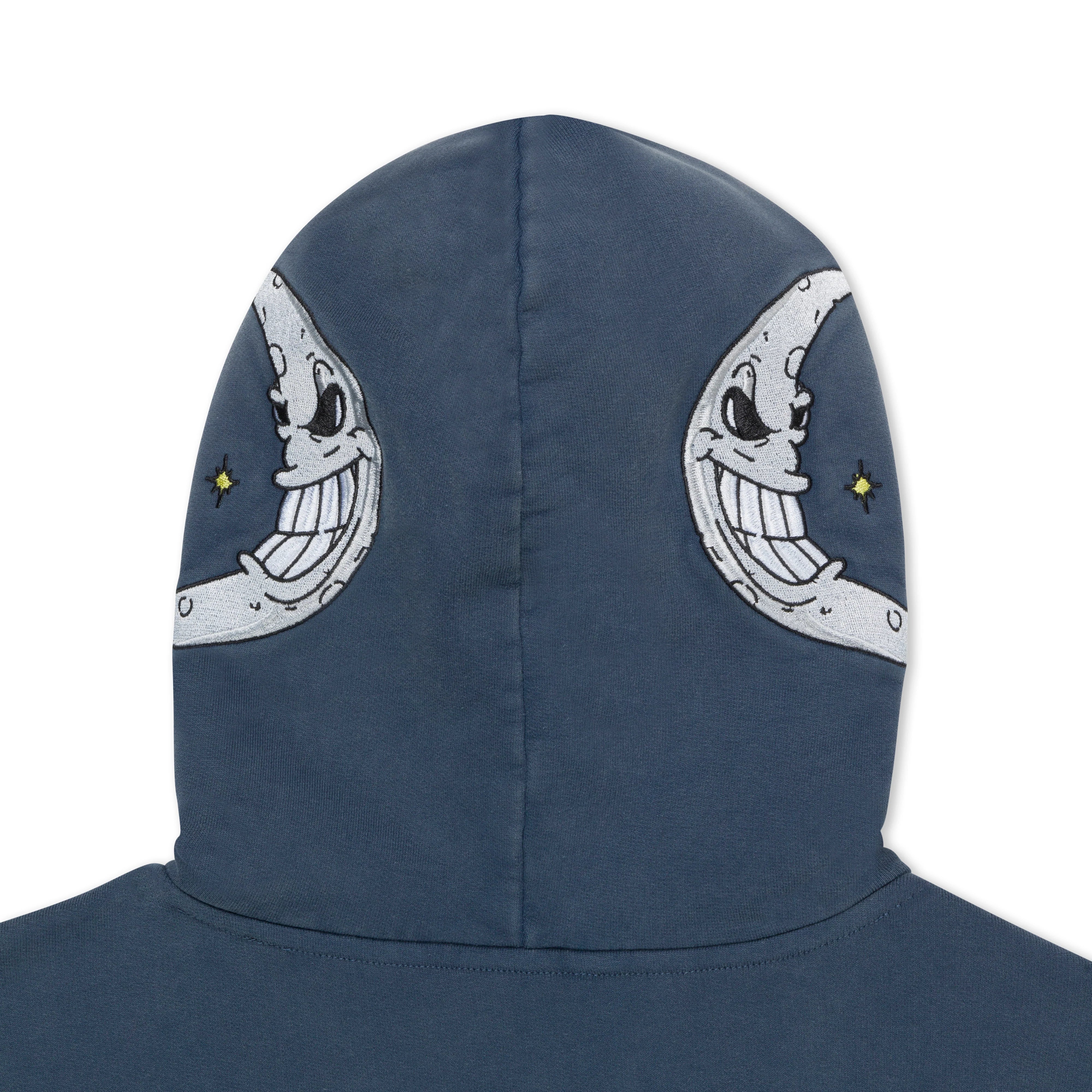 ORACLE DOUBLE HOOD HOODIE ( NAVY MINERAL WASH )