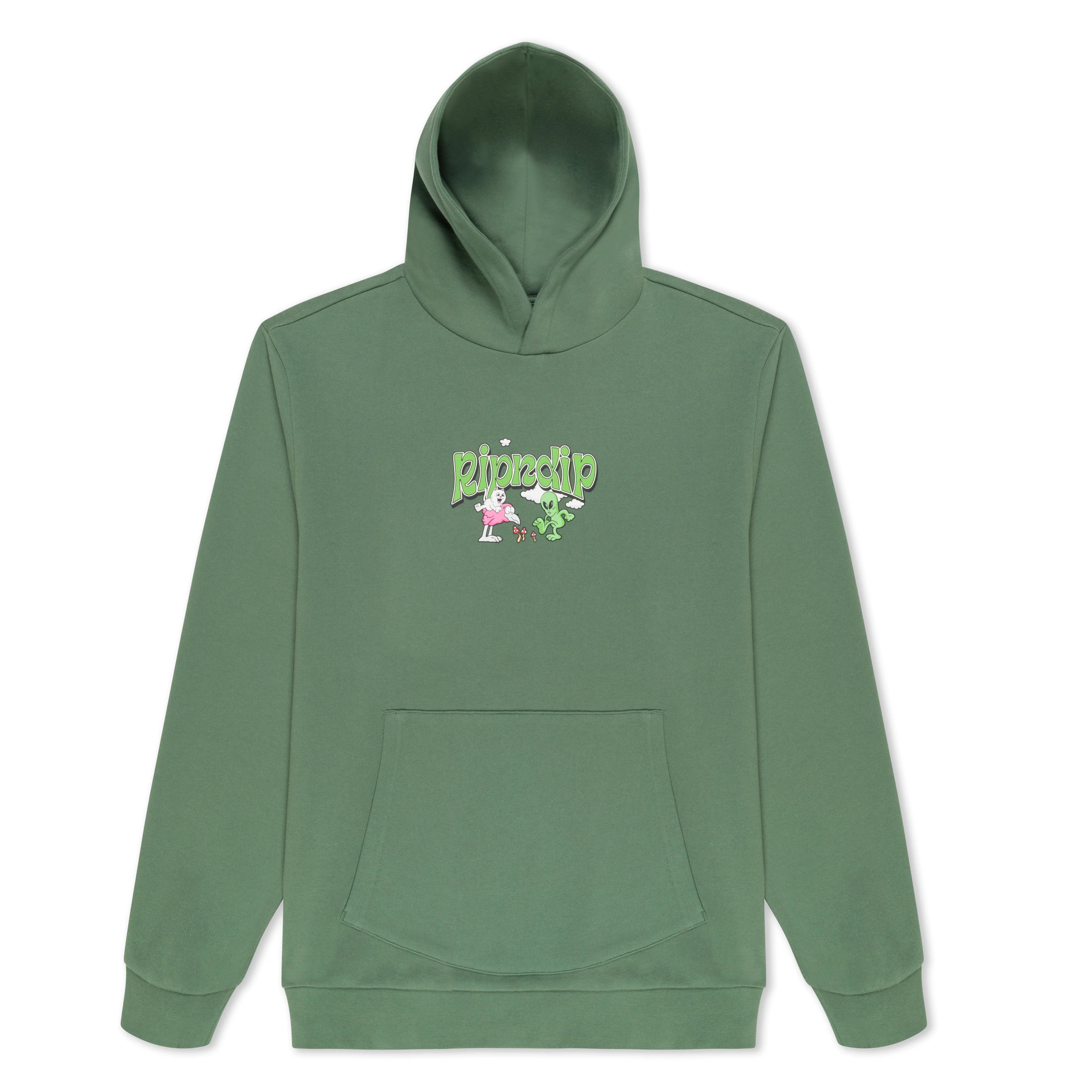 PLAYGROUND HOODIE ( LIGHT OLIVE )