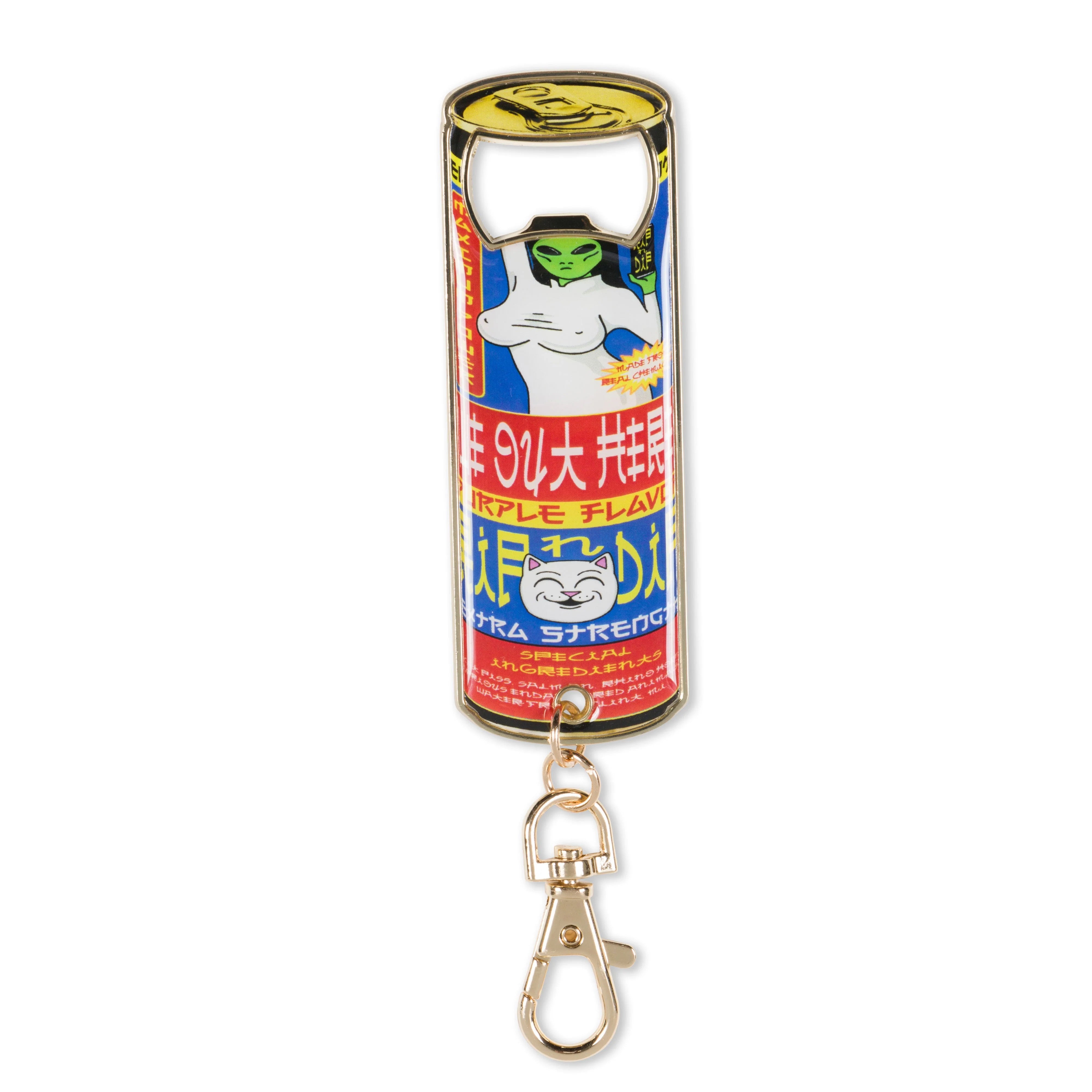 NERMS CANS BOTTLE OPENER KEY CHAIN ( MULTI )
