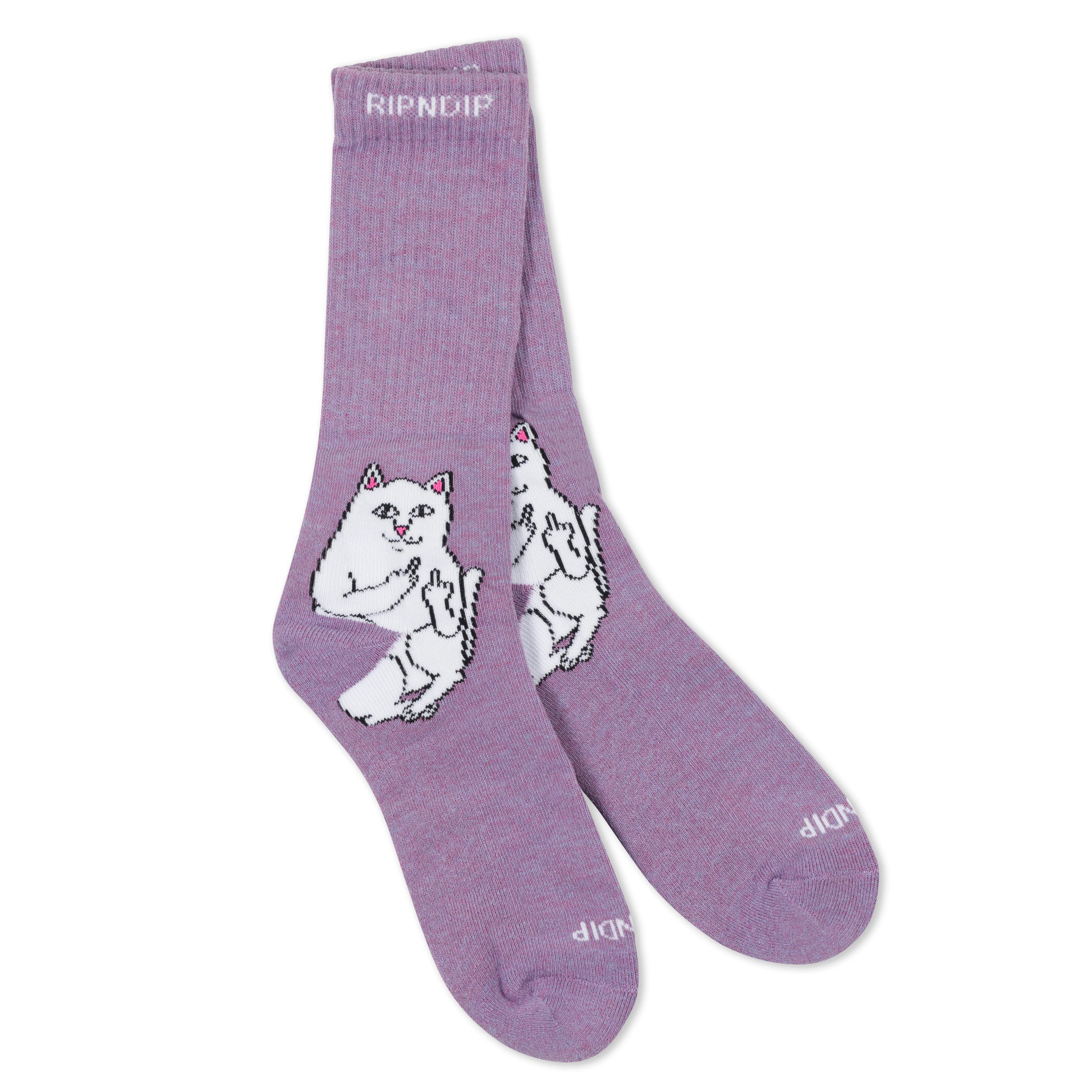 LORD NERMAL SOCKS ( LILAC HEATHER )