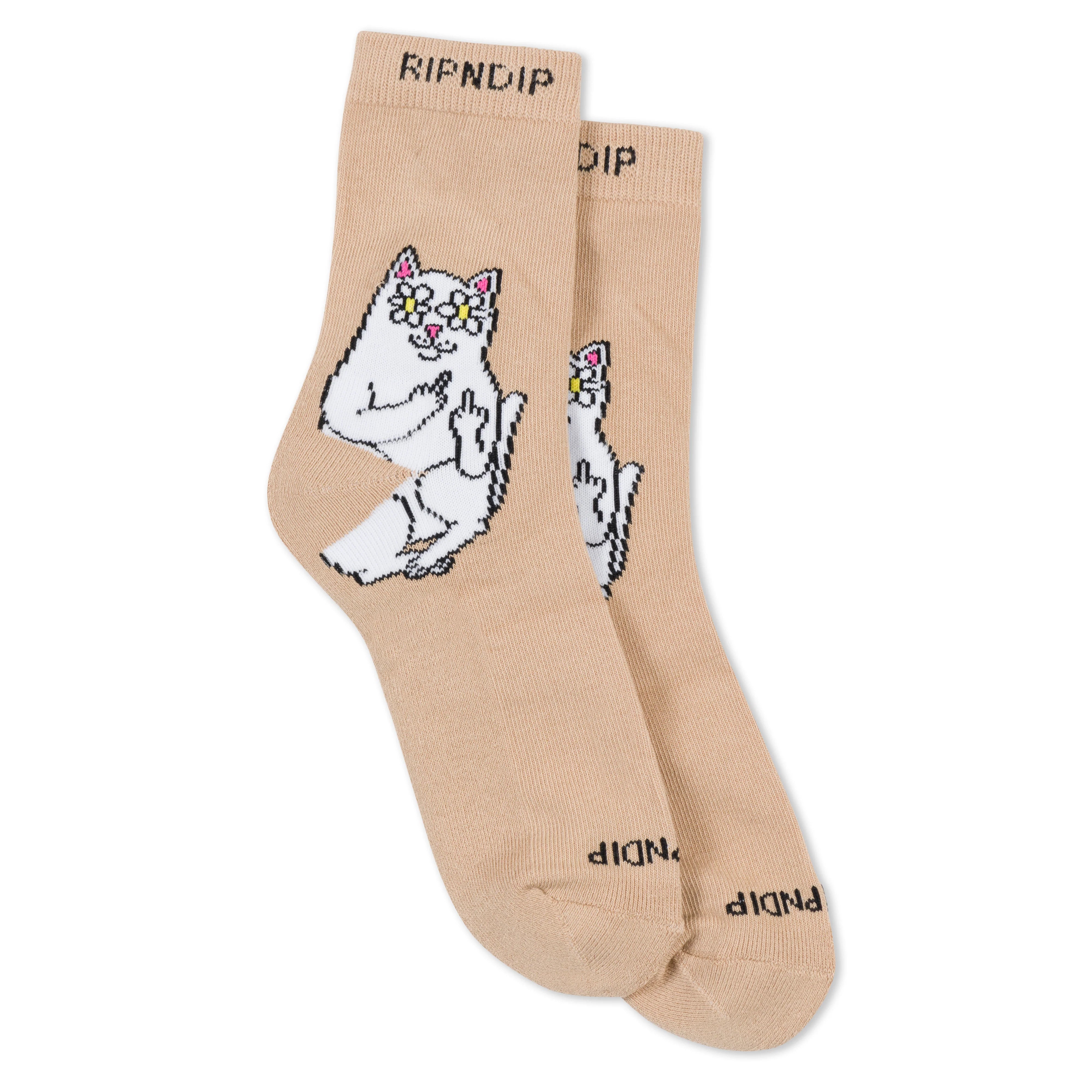 LORD NERMAL BLOSSOM MID SOCKS ( ALMOND )
