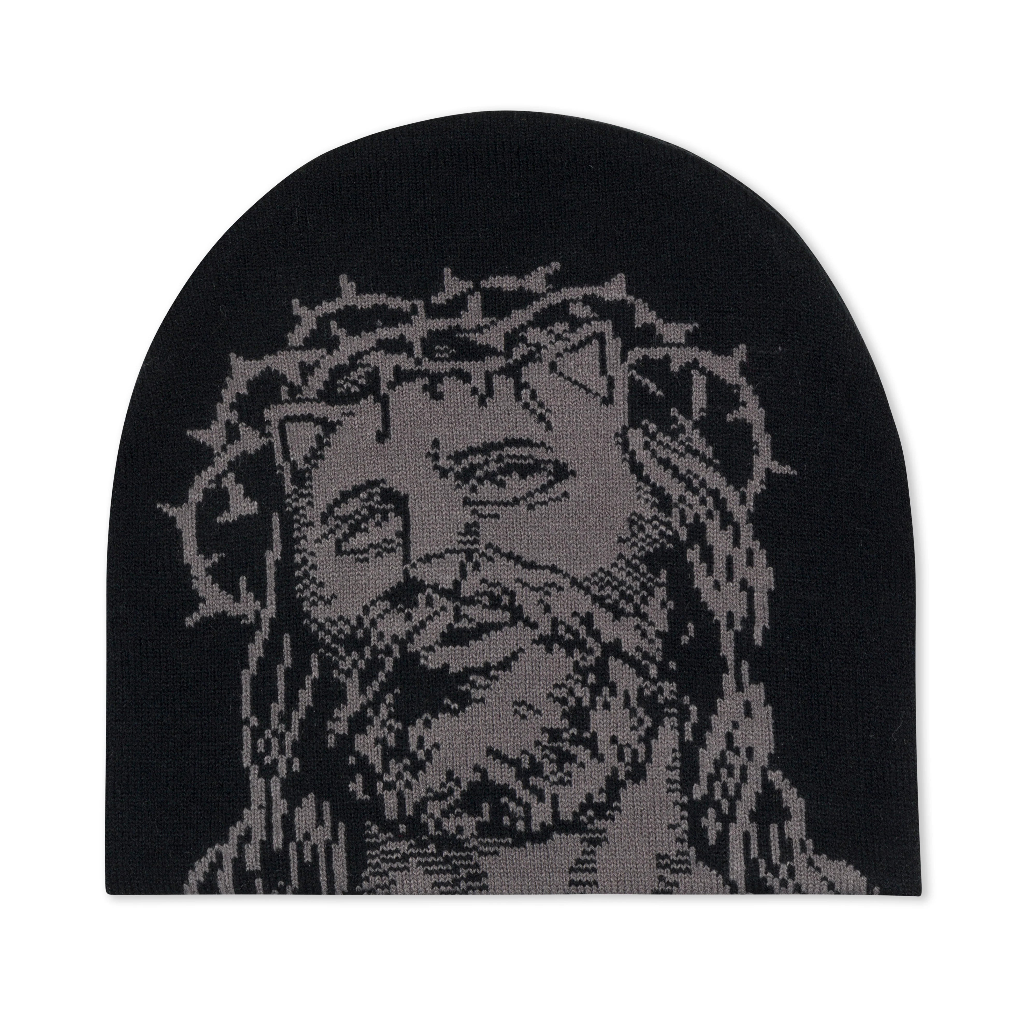LORD SAVIOR SKULL BEANIE ( BLACK )