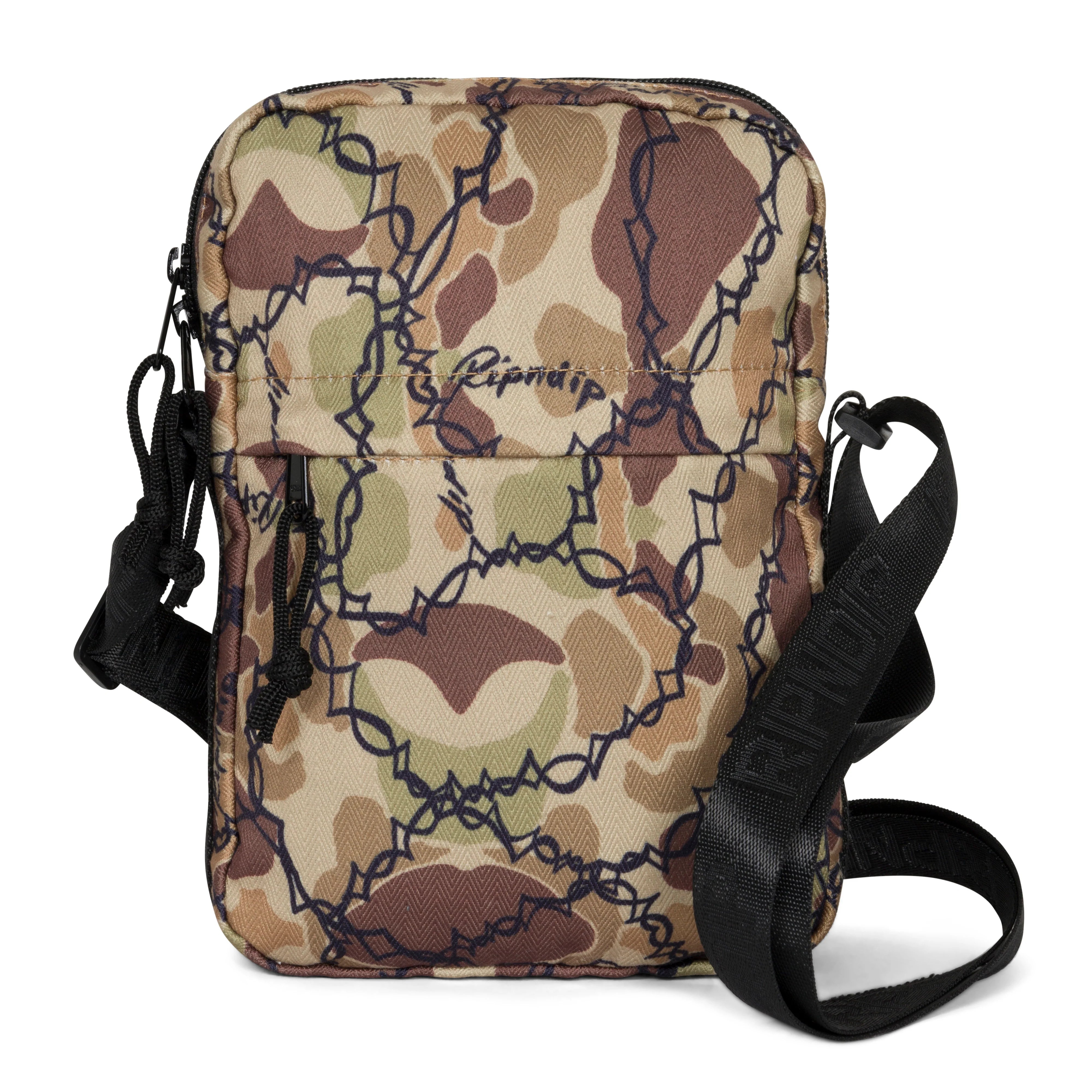 WIRED CROSS BODY BAG ( TAN CAMO )