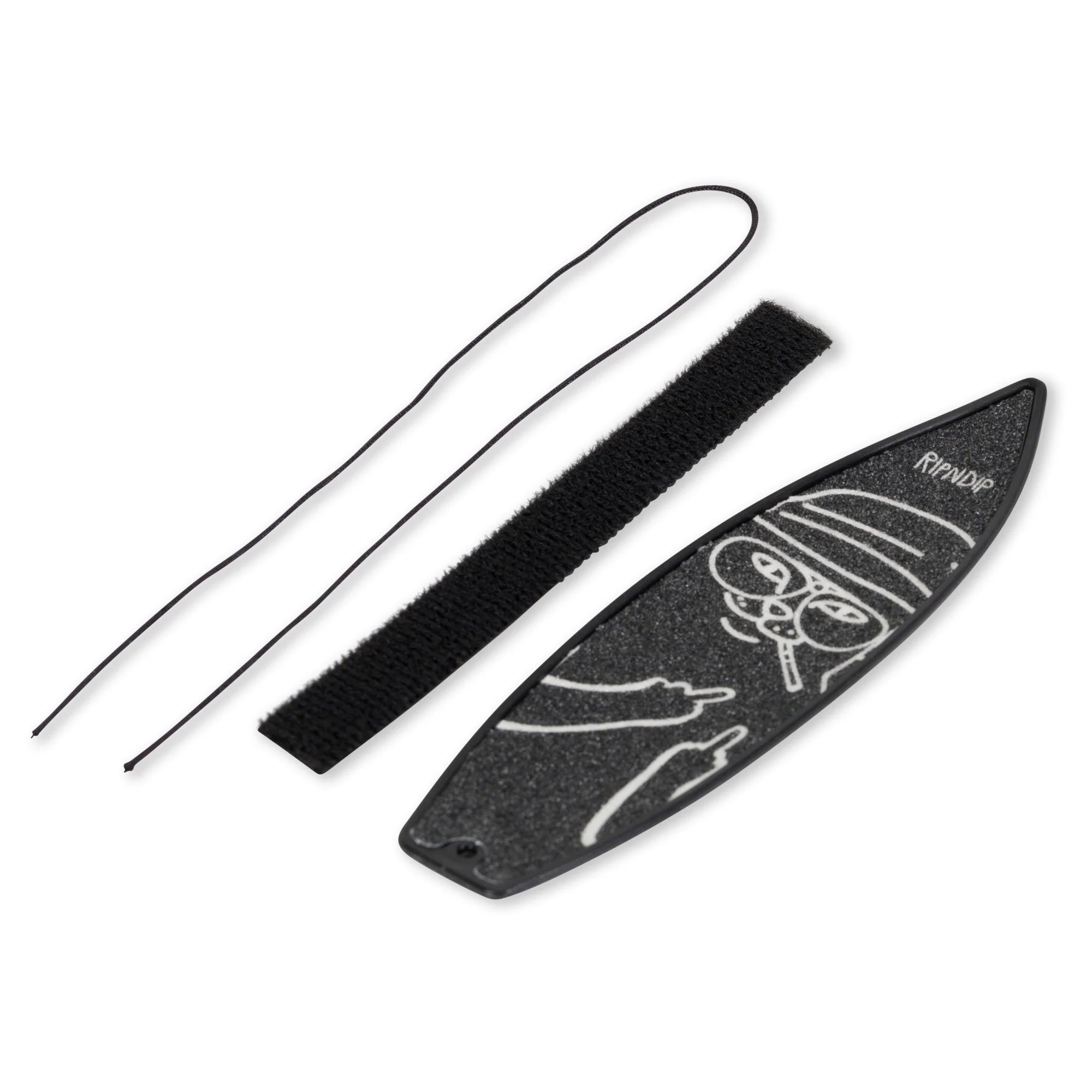 NERMAL S THOMPSON FINGER SURFBOARD ( BLACK )