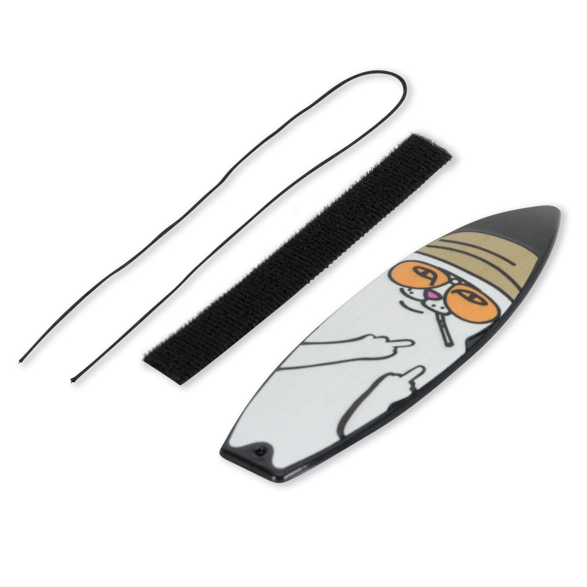 NERMAL S THOMPSON FINGER SURFBOARD ( BLACK )