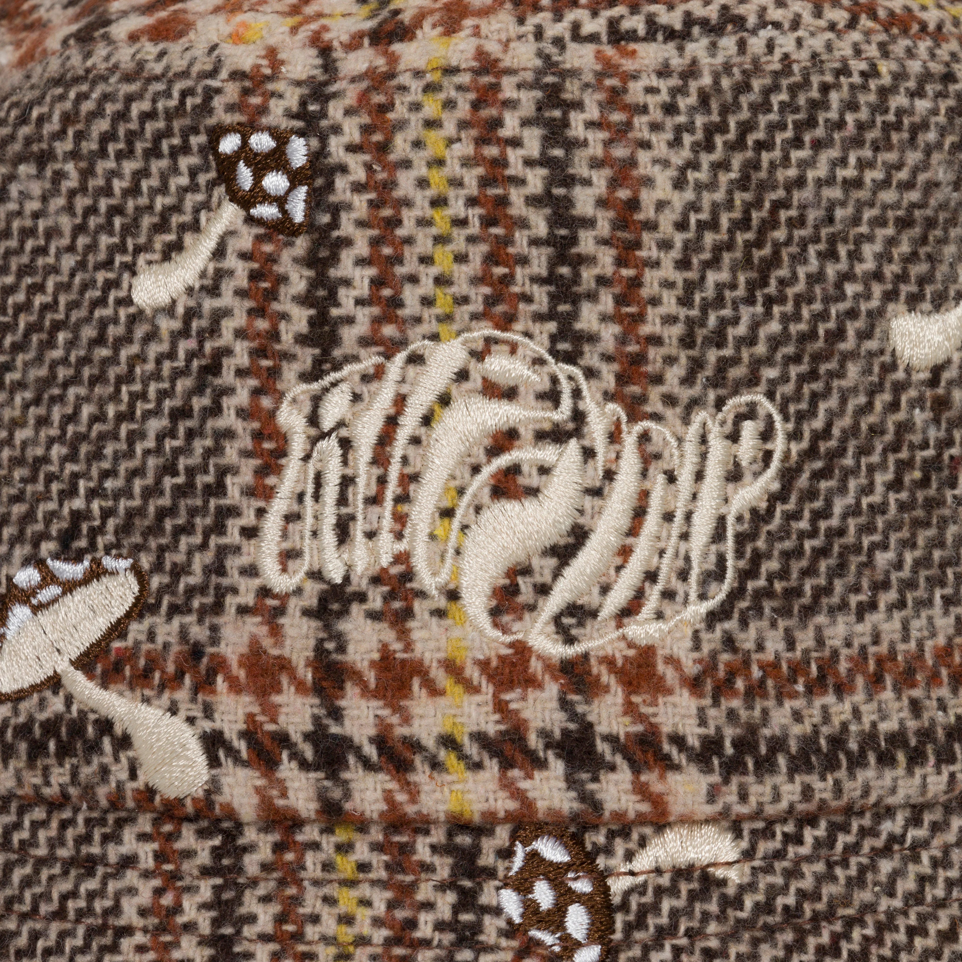 EUPHORIA BUCKET HAT ( BROWN PLAID )