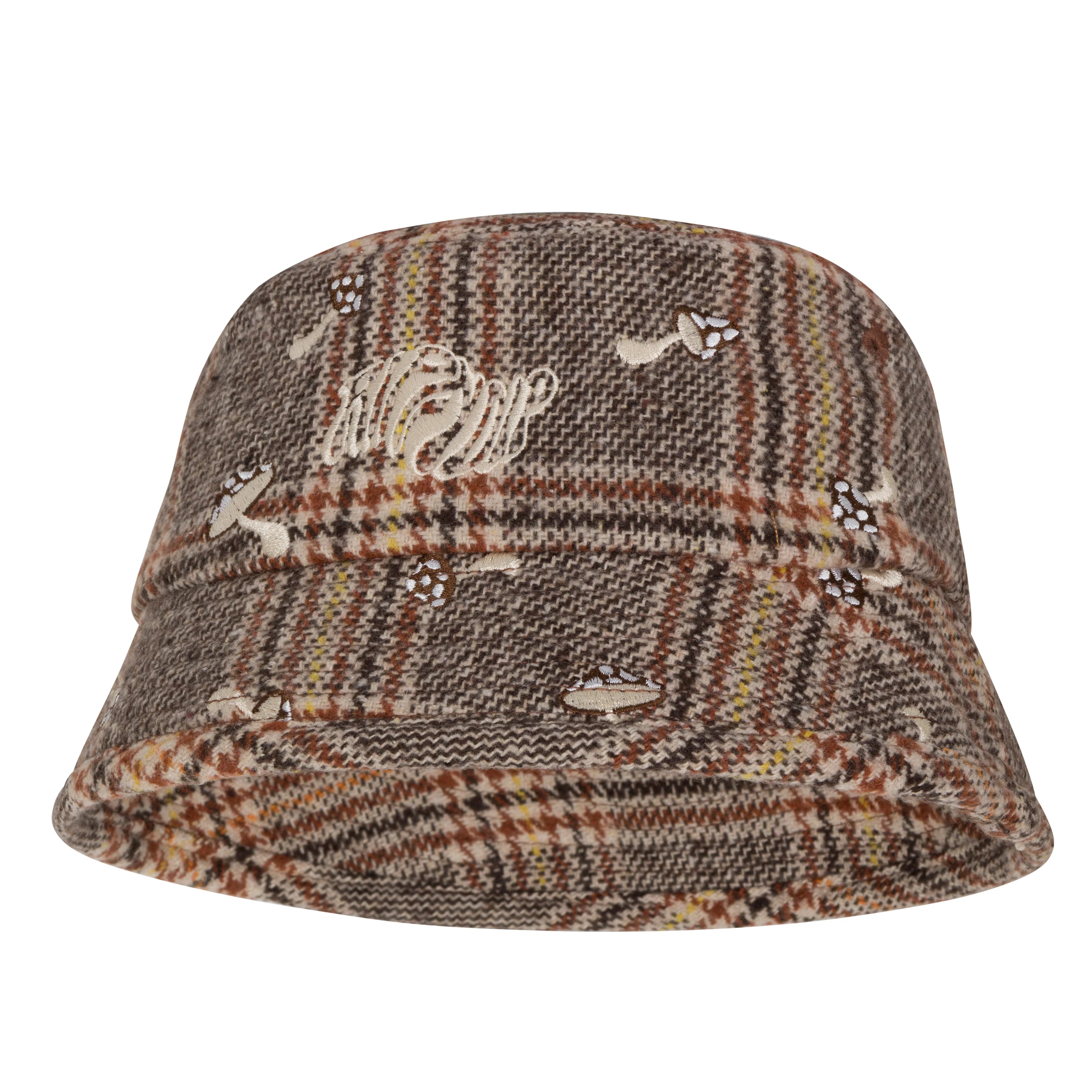 EUPHORIA BUCKET HAT ( BROWN PLAID )