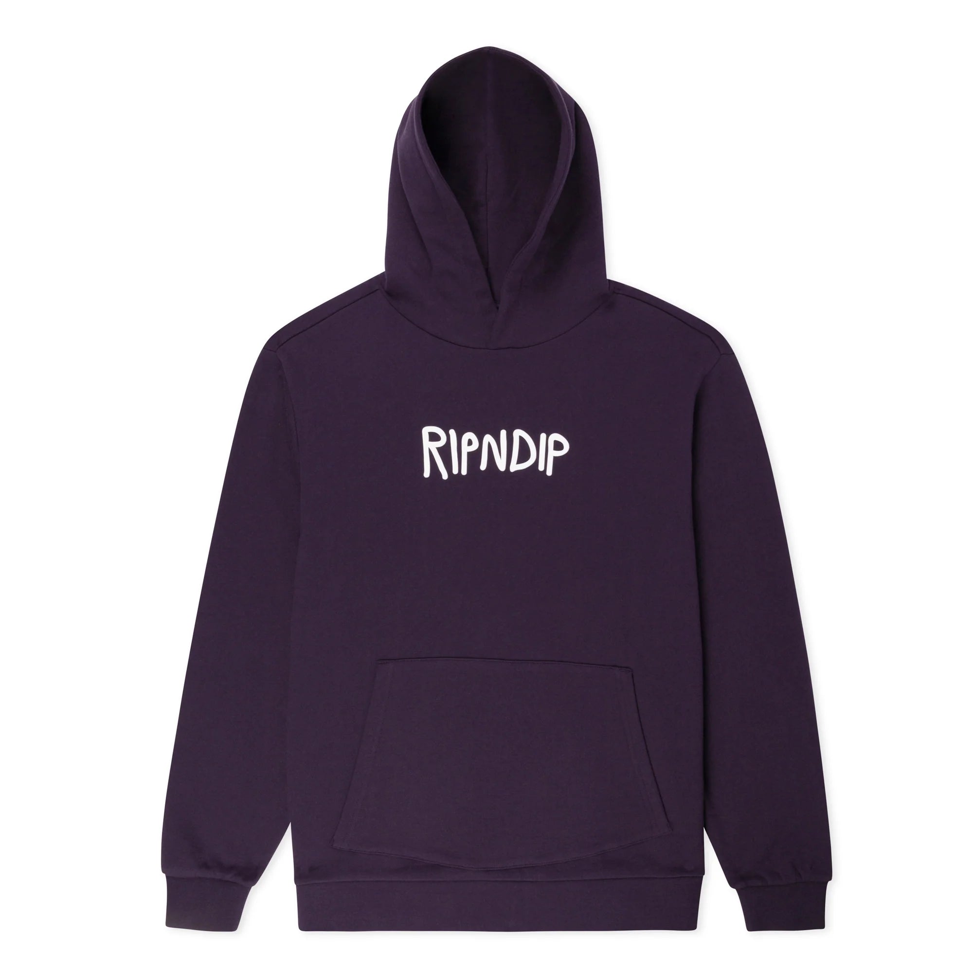 RUBBER LOGO HOODIE ( DARK PURPLE )