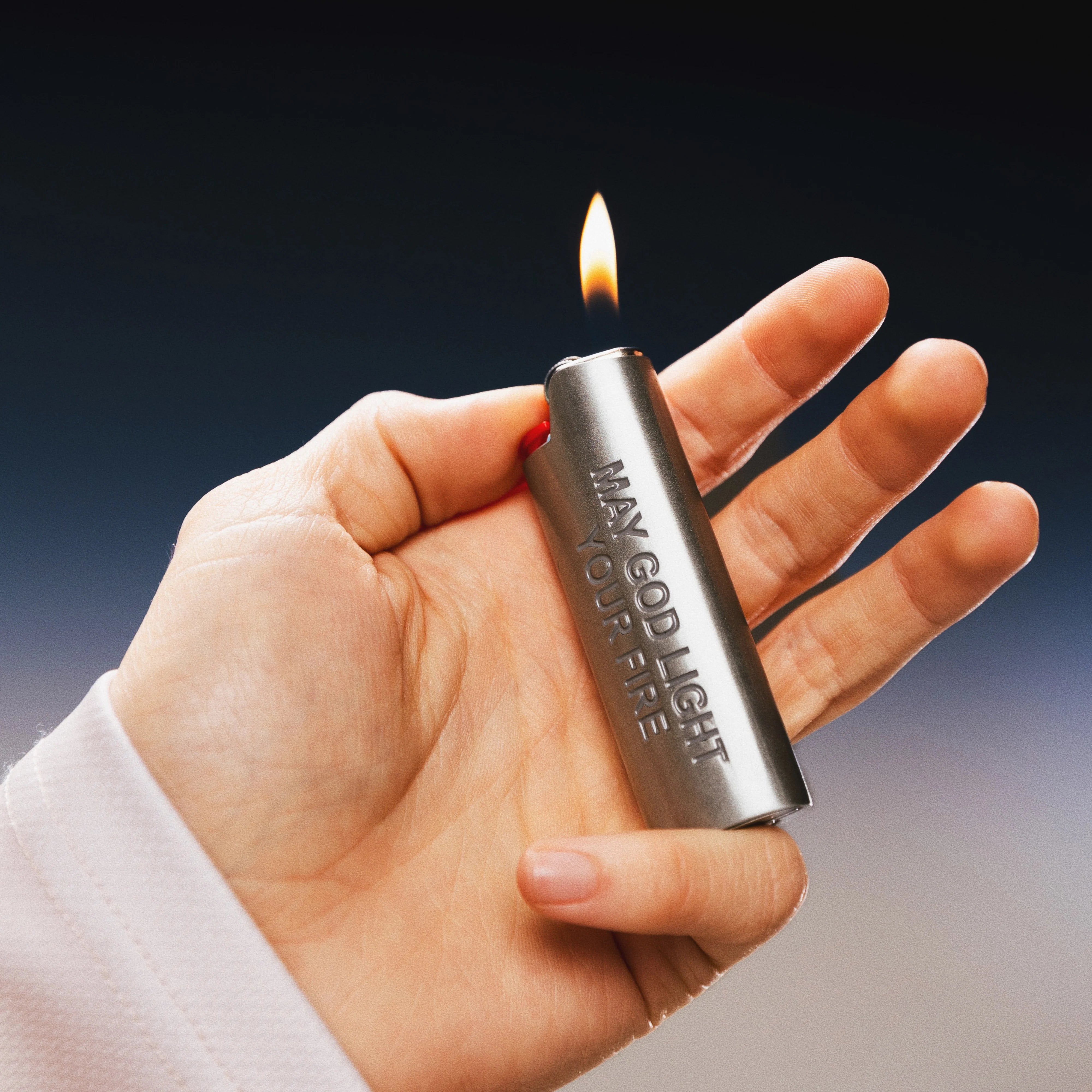 LORD SAVIOR LIGHTER COVER ( SILVER )