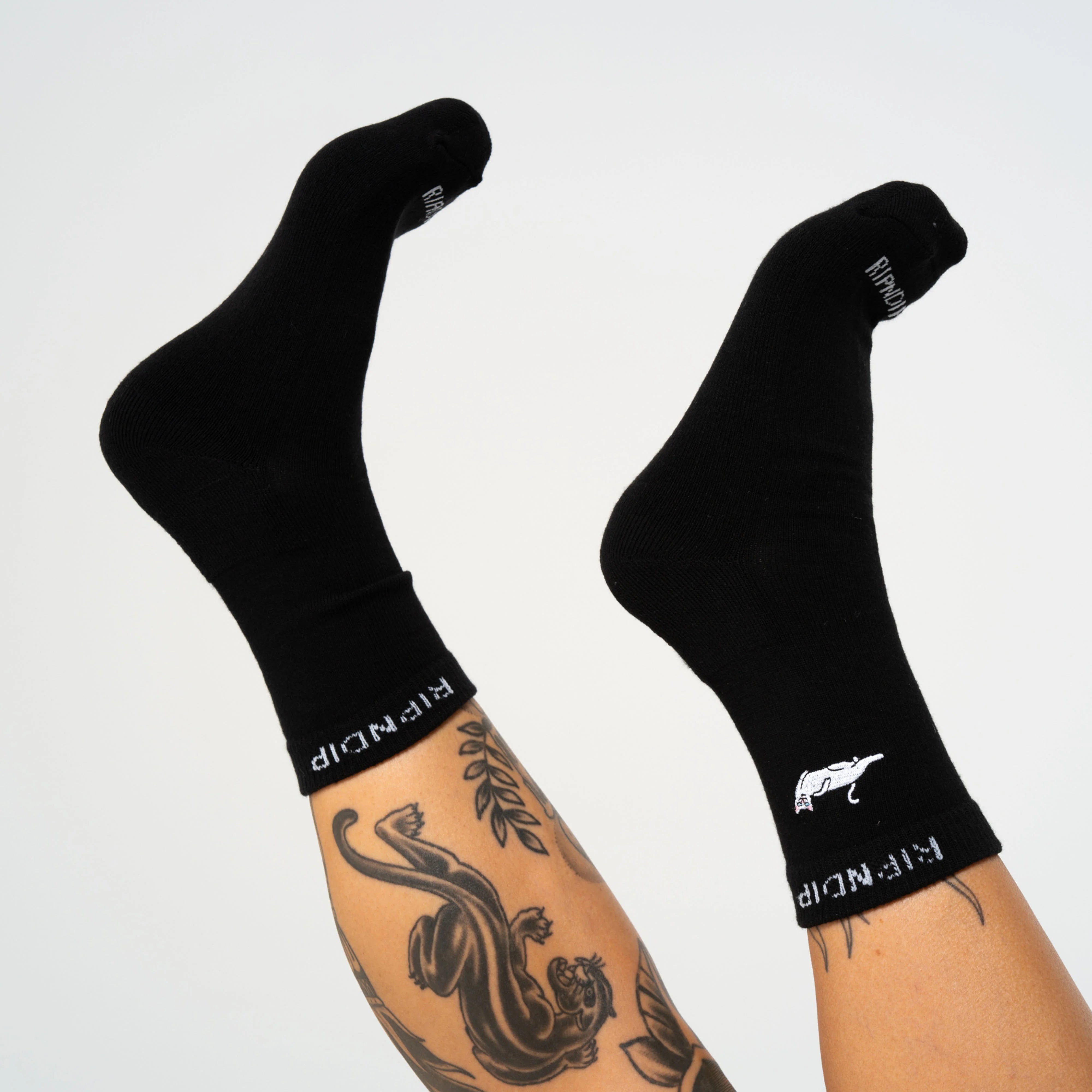 CATSTANZA MID SOCKS ( BLACK )