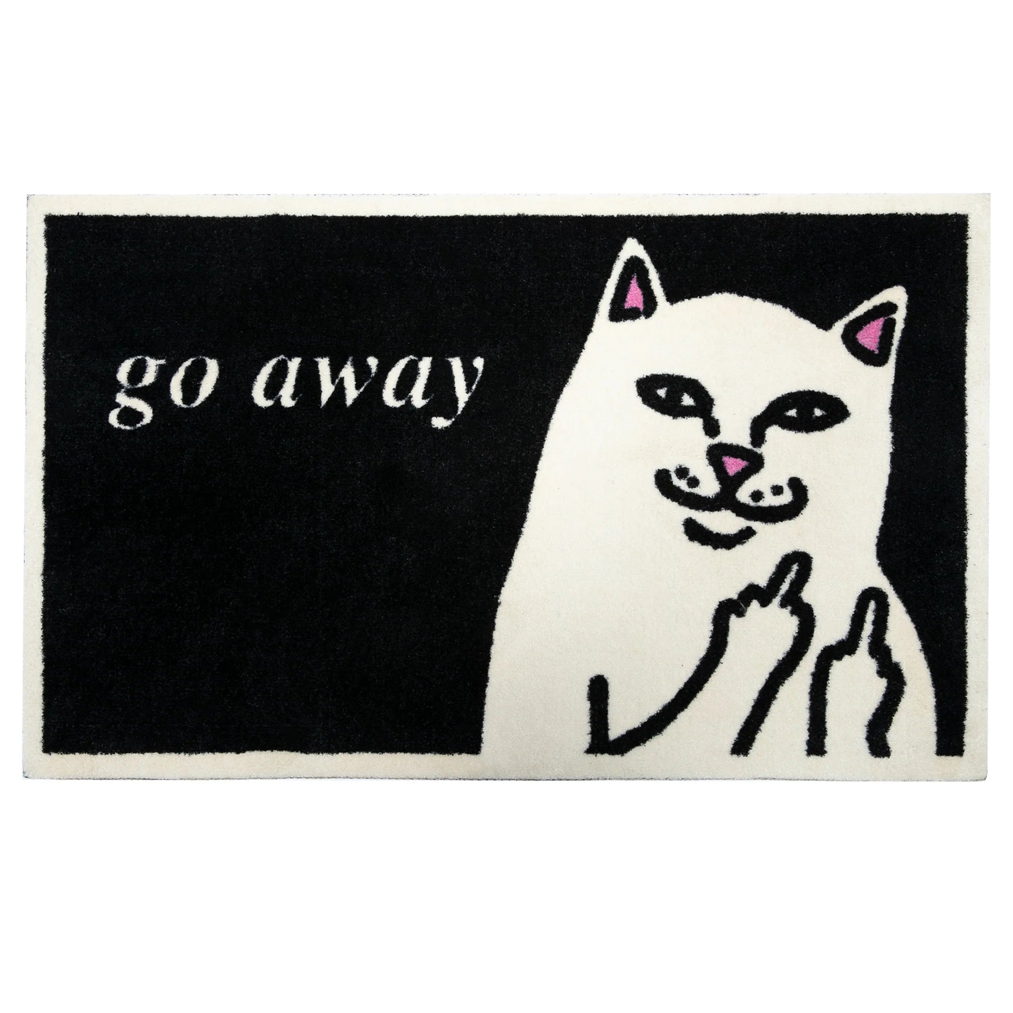 GO AWAY RUG ( BLACK )