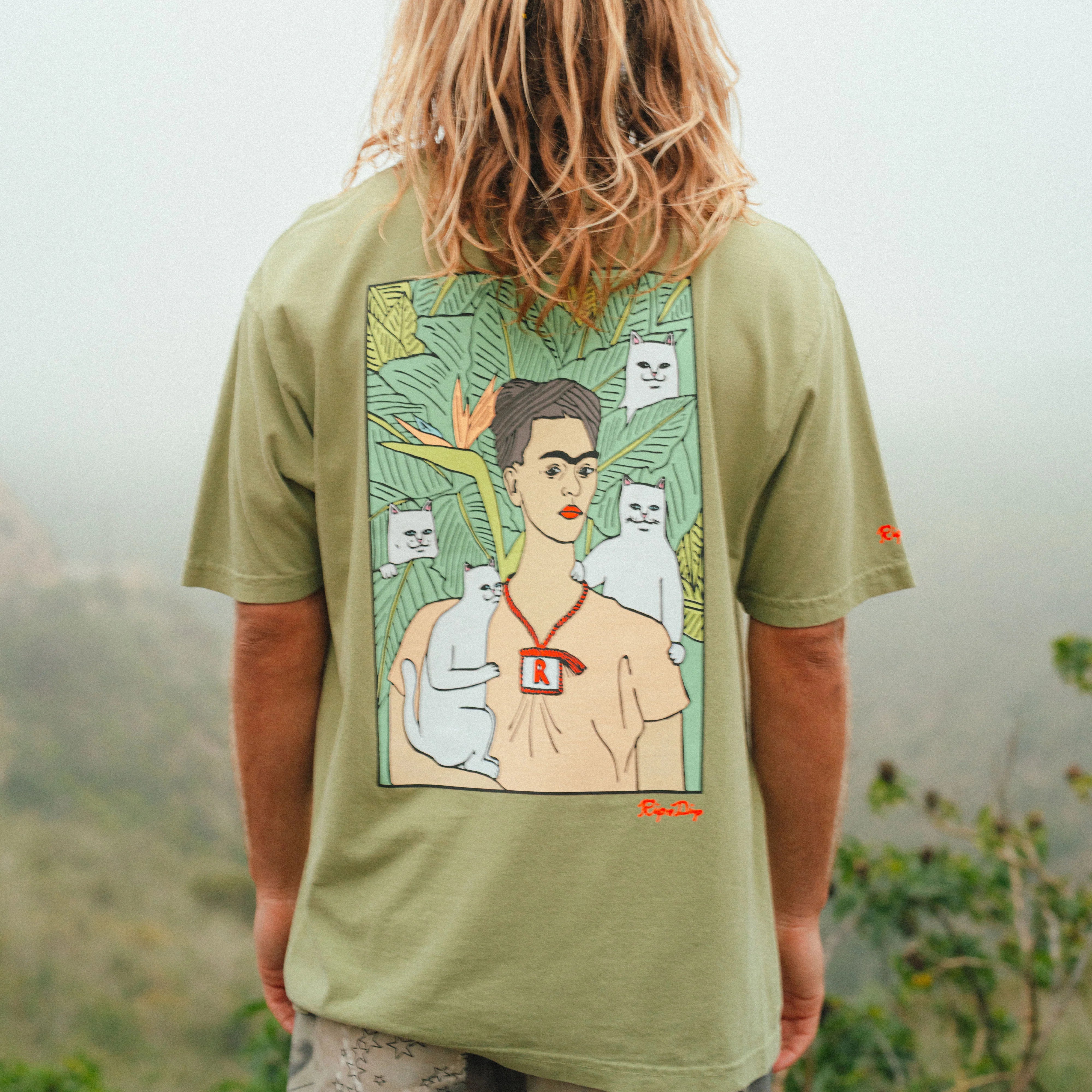 NERMAL PORTRAIT TEE ( LIGHT FOREST )