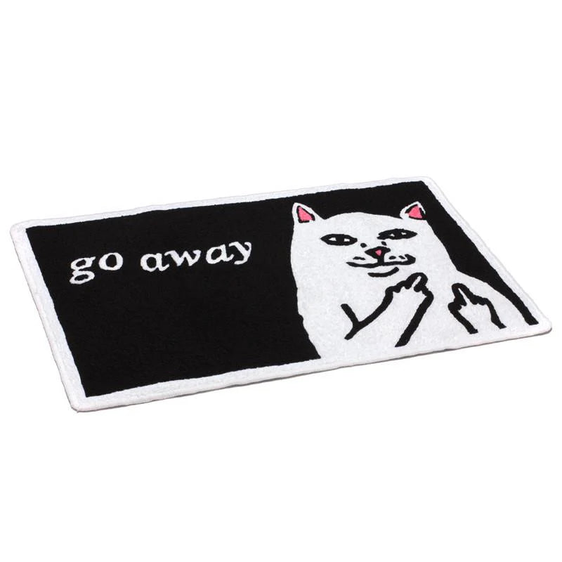 GO AWAY RUG ( BLACK )