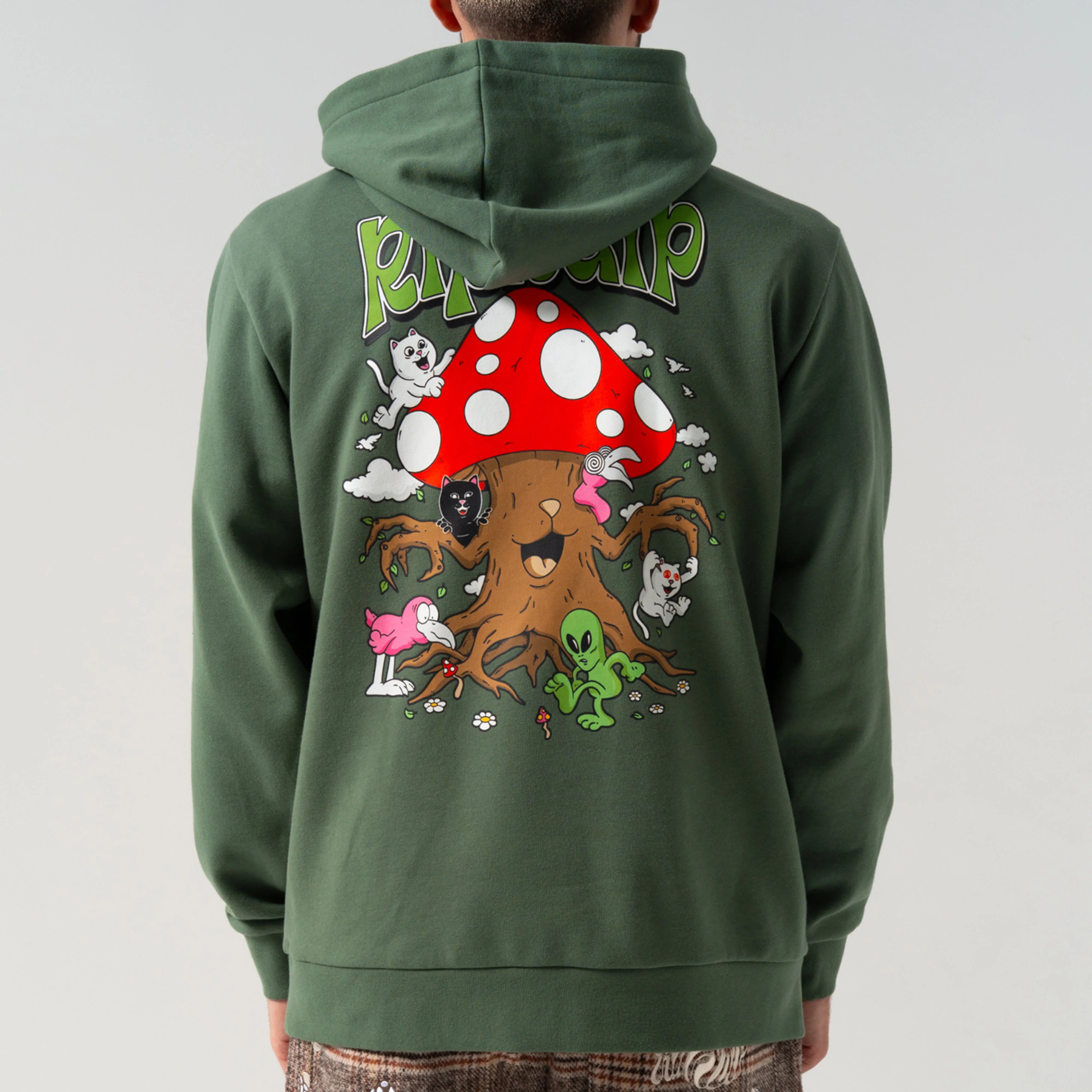 PLAYGROUND HOODIE ( LIGHT OLIVE )
