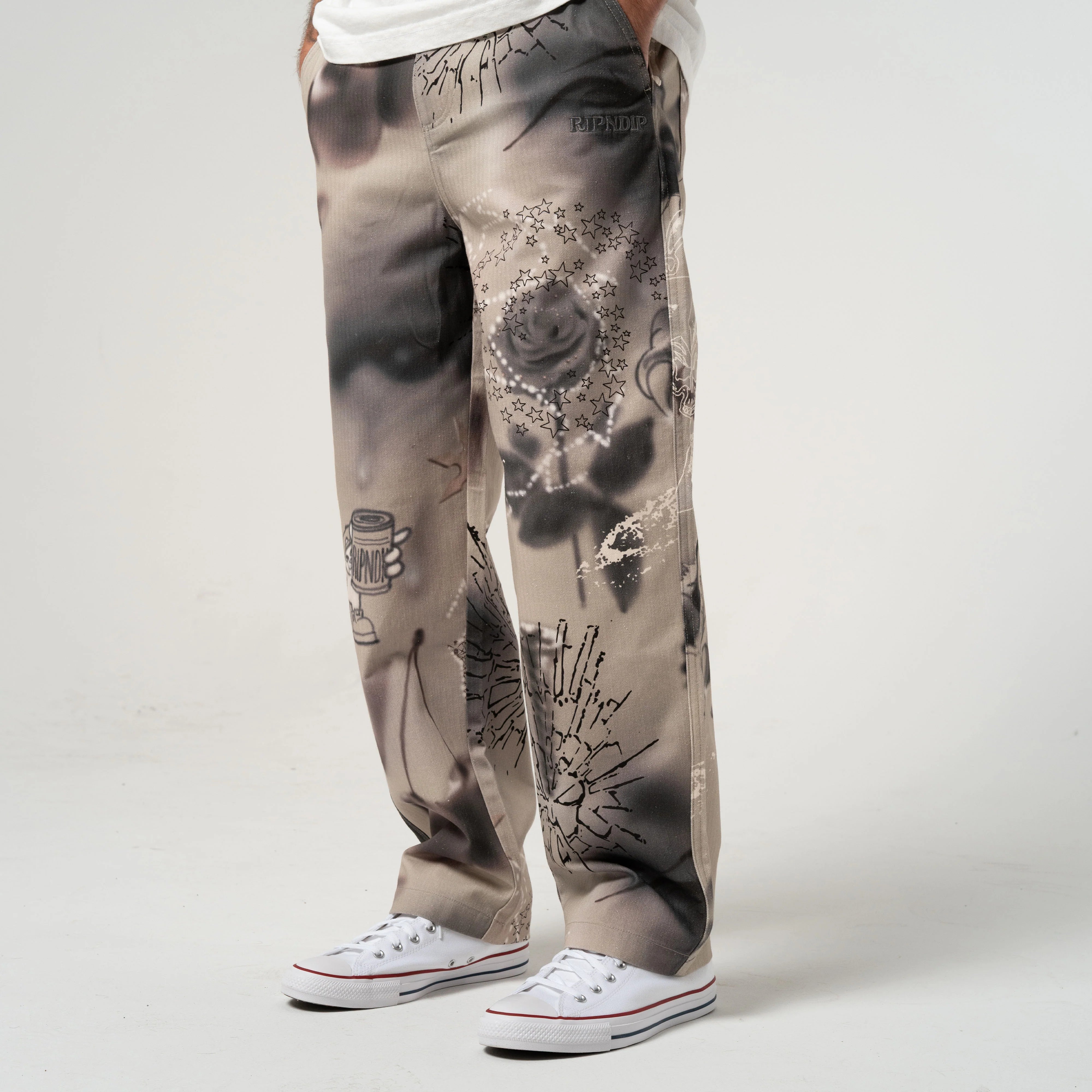 STARGAZING CARPENTER STRAIGHT LEG PANTS ( MULTI )