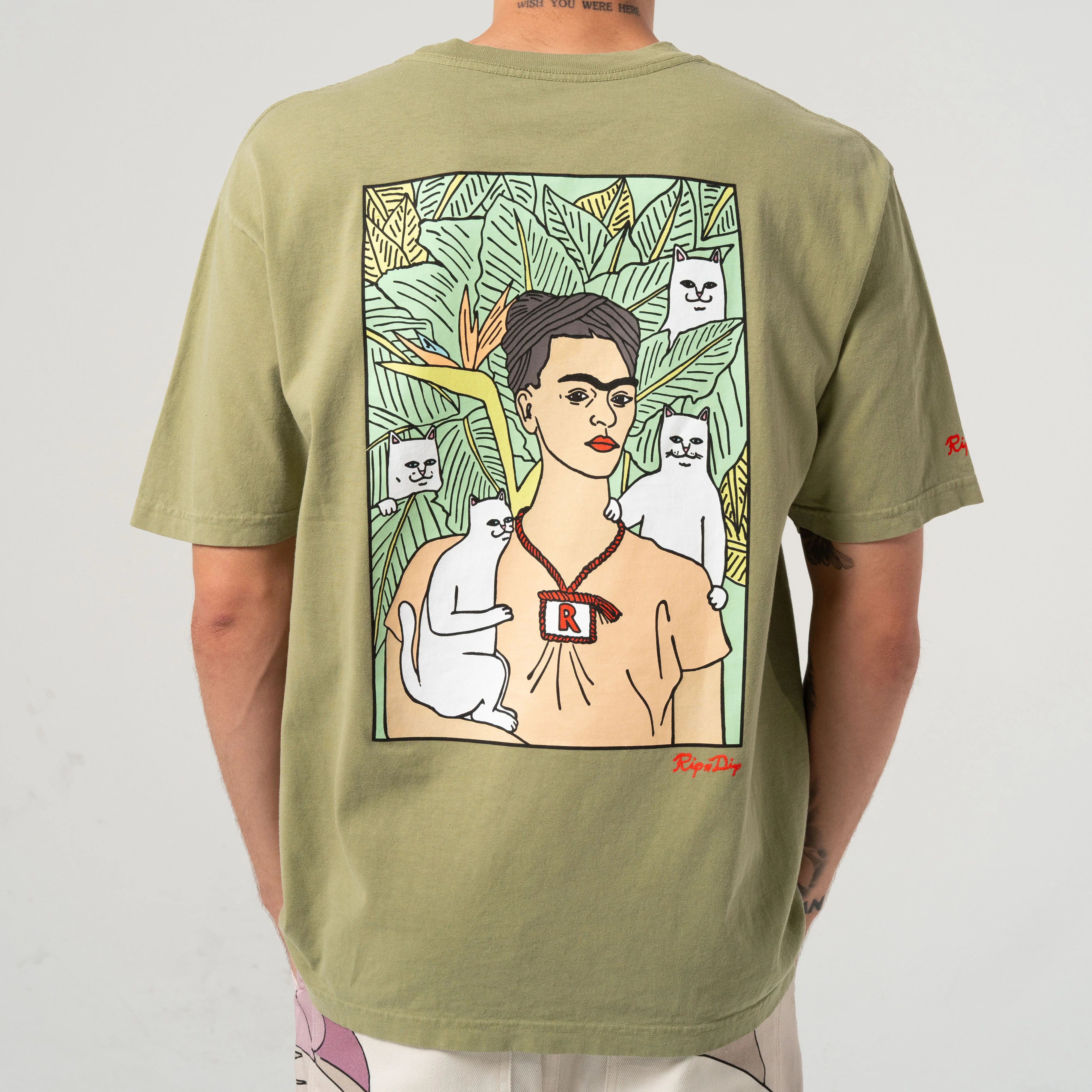 NERMAL PORTRAIT TEE ( LIGHT FOREST )