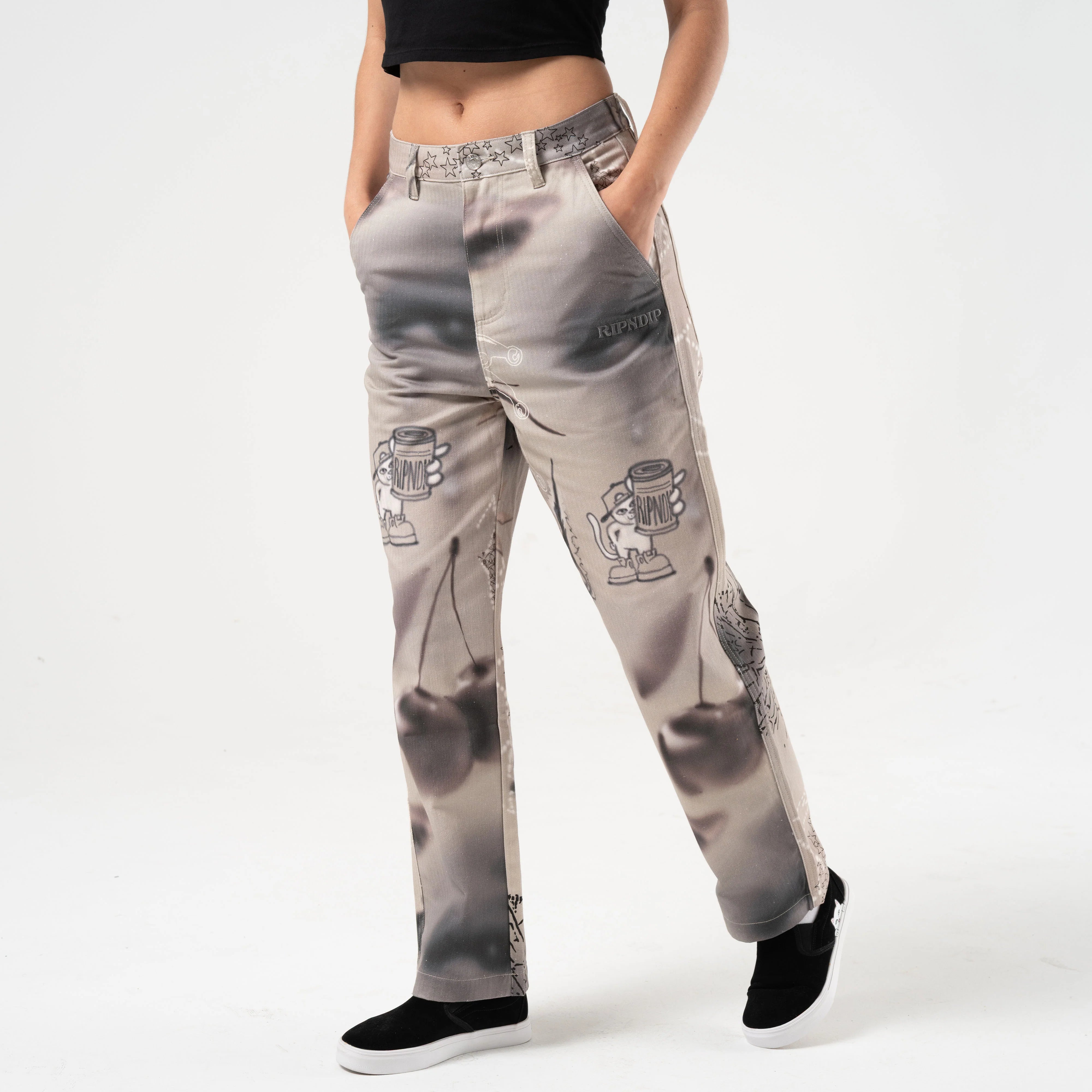 STARGAZING CARPENTER STRAIGHT LEG PANTS ( MULTI )