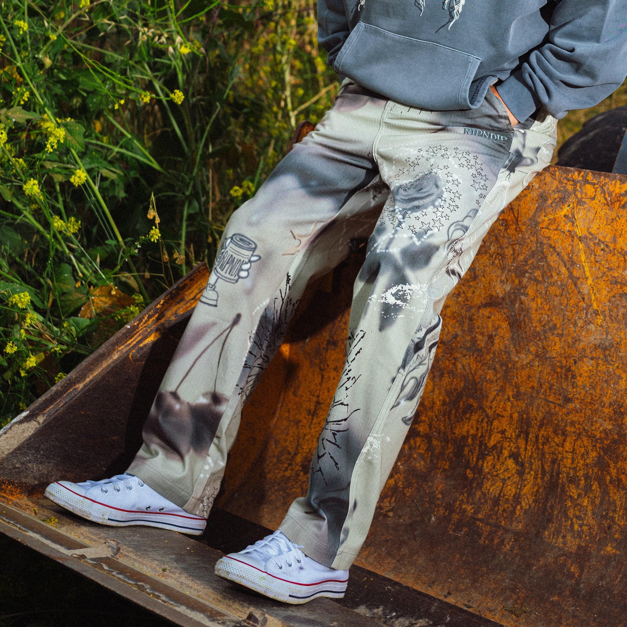 STARGAZING CARPENTER STRAIGHT LEG PANTS ( MULTI )